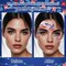 6Pcs Independence Day Temporary Tattoos, Patriotic Glitter Face Stickers